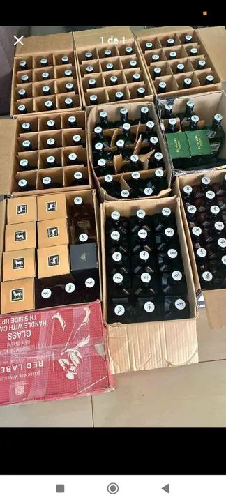 Lote de Whisky Johnnie Walker Red Label - Garrafas Lacradas