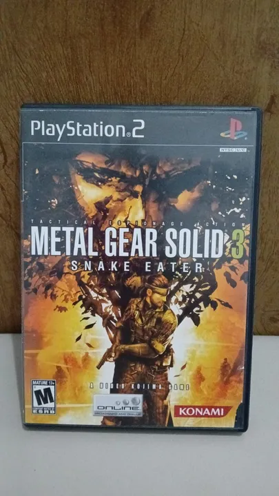 METAL GEAR SOLID 3 PS2 ORIGINAL USADO