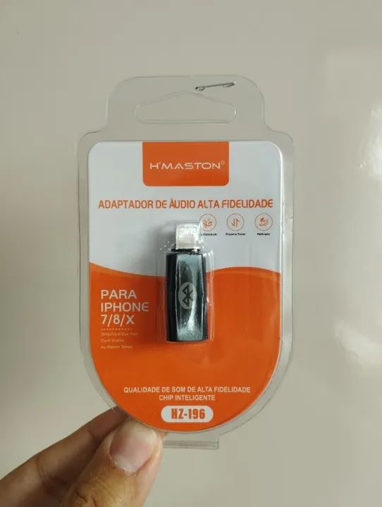 Adaptador para fone de ouvido IPHONE 7/8/X   IOS/P2