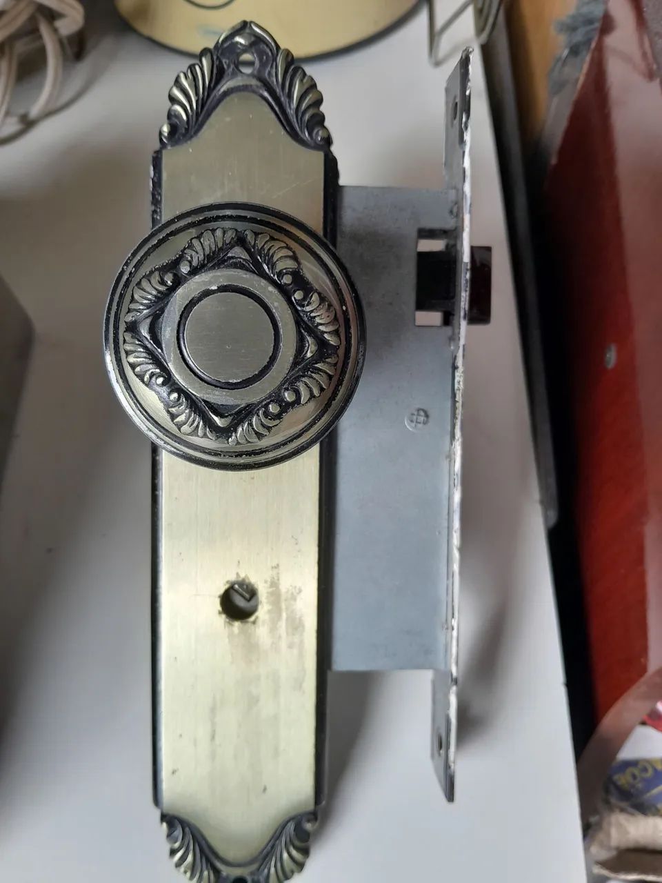 Fechadura Estilo Colonial com Chave para Ambiente Interno Usada