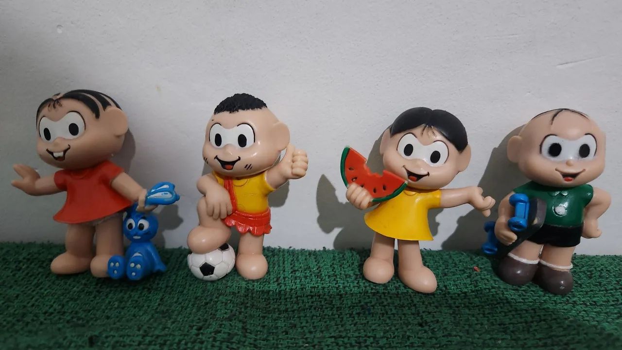 Bonecos Turma da Mônica 04 miniaturas 