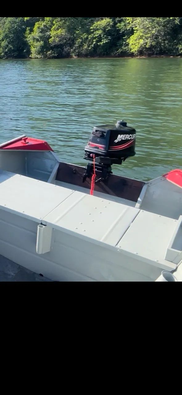 Barco alumínio motor 5hp