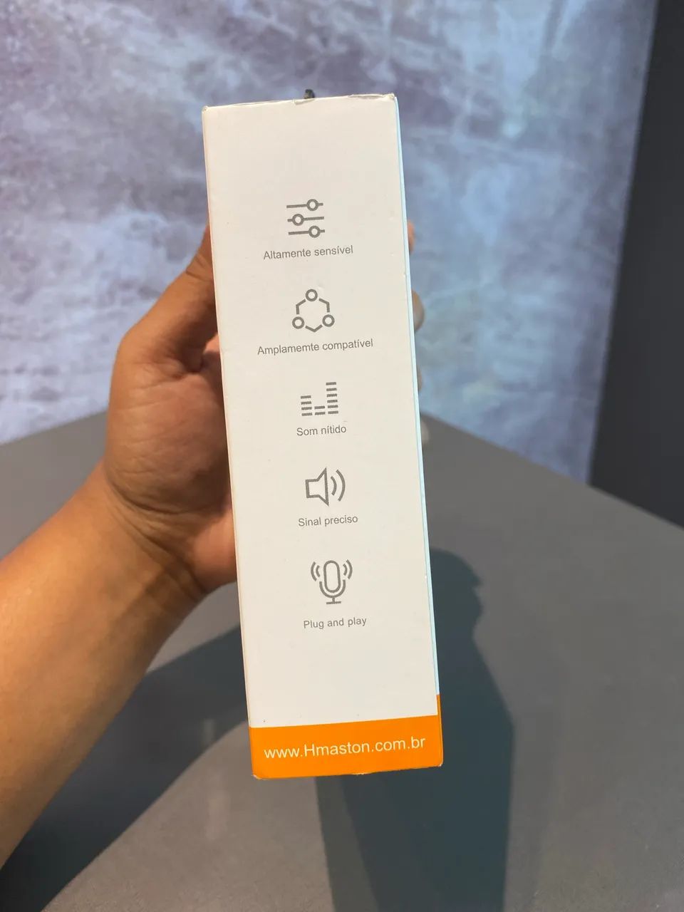 lapela sem fio duplo H'maston MK15.  - Foto 3