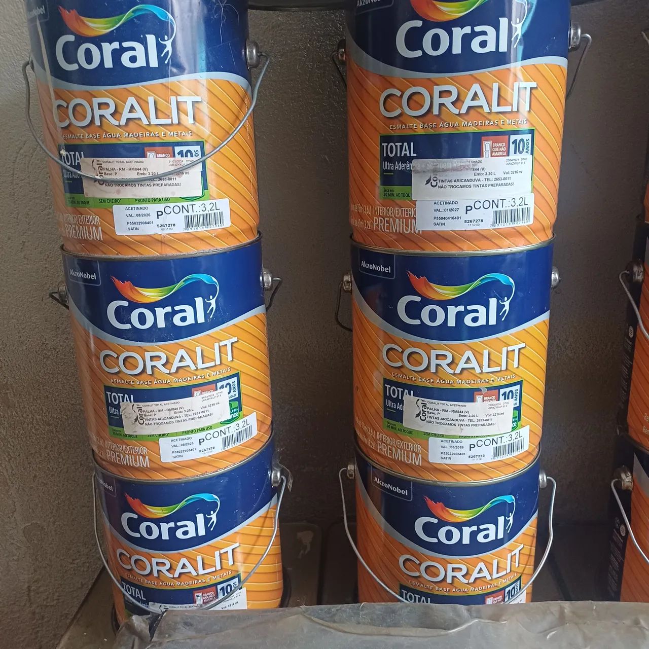 Tinta Coral Coralit 3,2L - Esmalte Base Água