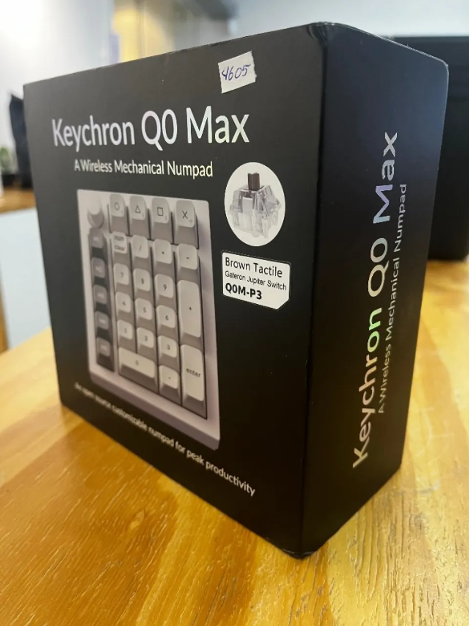 Numpad Mecânico Keychron Q0 Max Hot-Swappable e RGB | Teclado Numérico