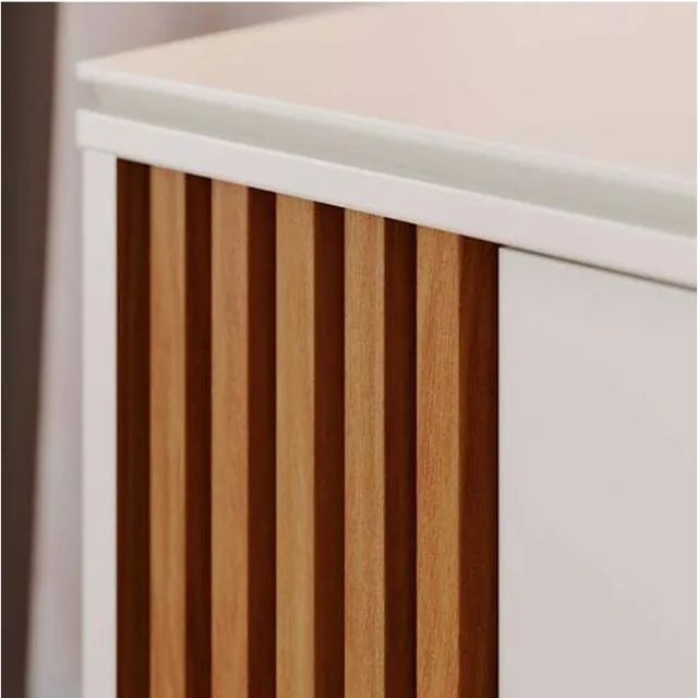 Rack Bancada Otawa Até 65 Polegadas Off/Freijó Frete Grátis - Até 12x - Foto 4