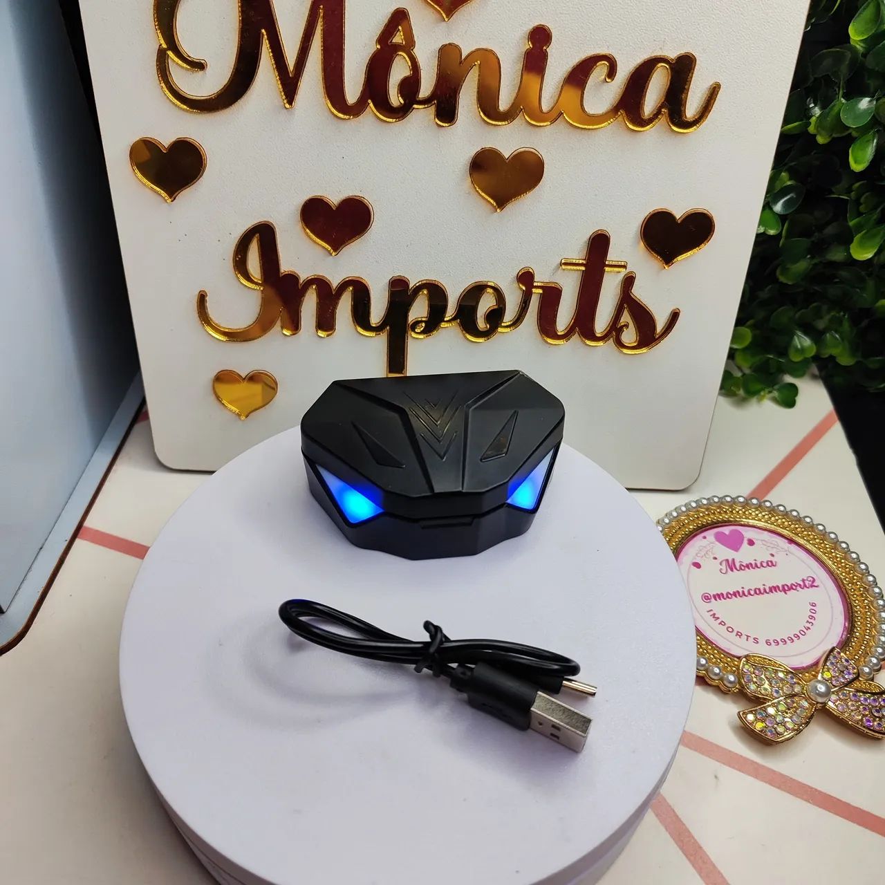 Fone de Ouvido Bluetooth com Caixa de Carregamento - Foto 2