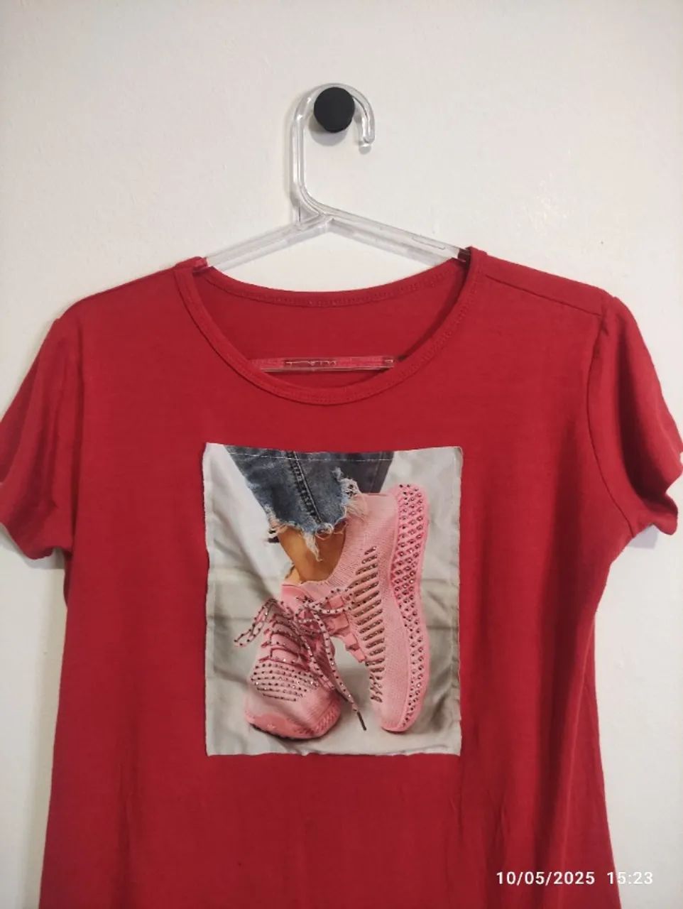 T-Shirt Vermelha - Foto 4