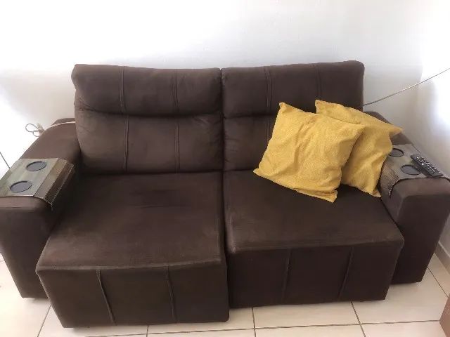 Sofá retrátil 3 lugares65580434915971120