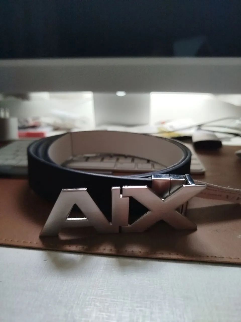 Cinto Armani Exchange Dupla Face Original EUA