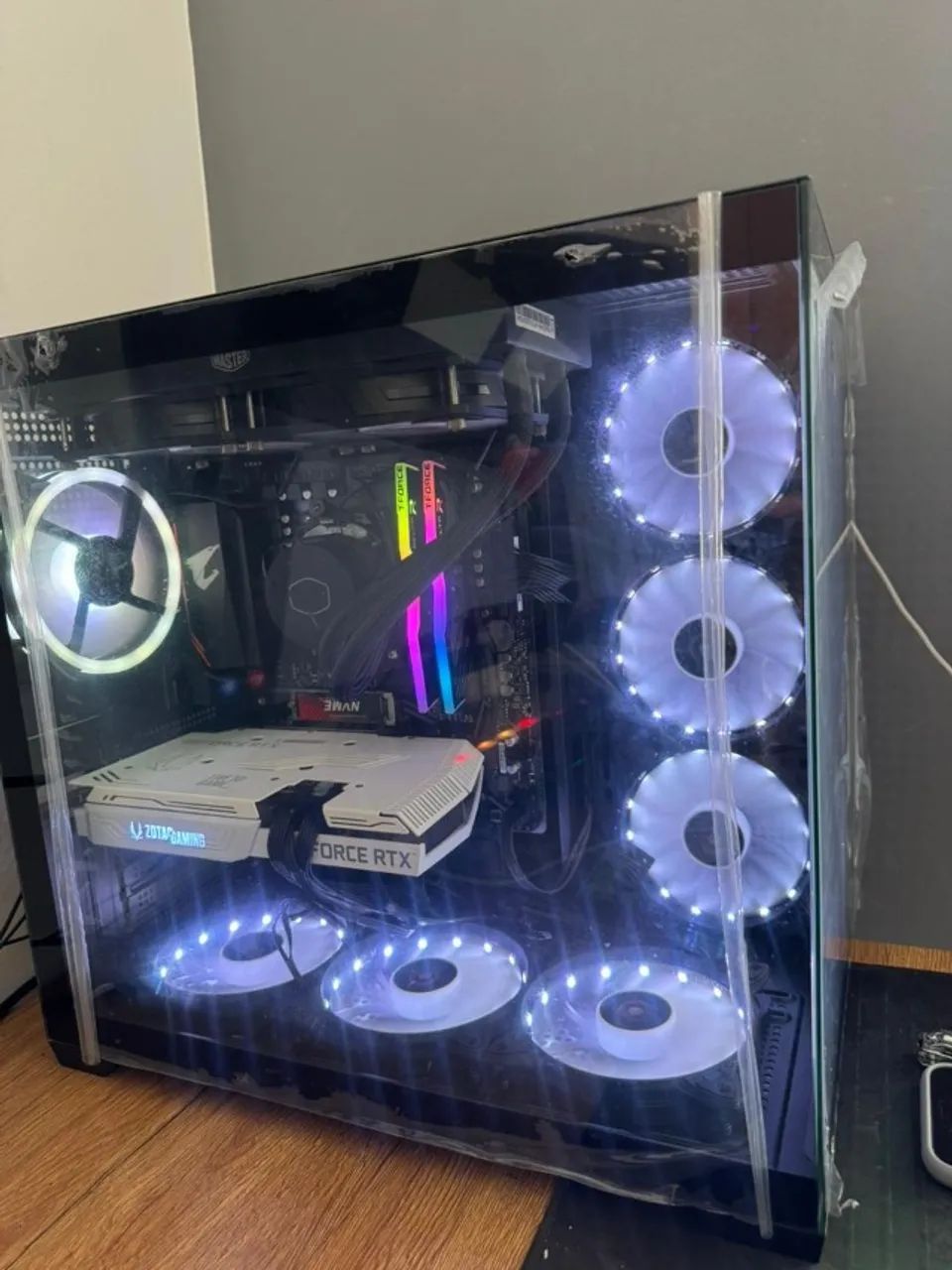 PC GAMER RYZEN 7 5700X - PLACA DE VÍDEO RTX 3060 TI - 1TB DE SSD NVME - 512SSD SATA 3