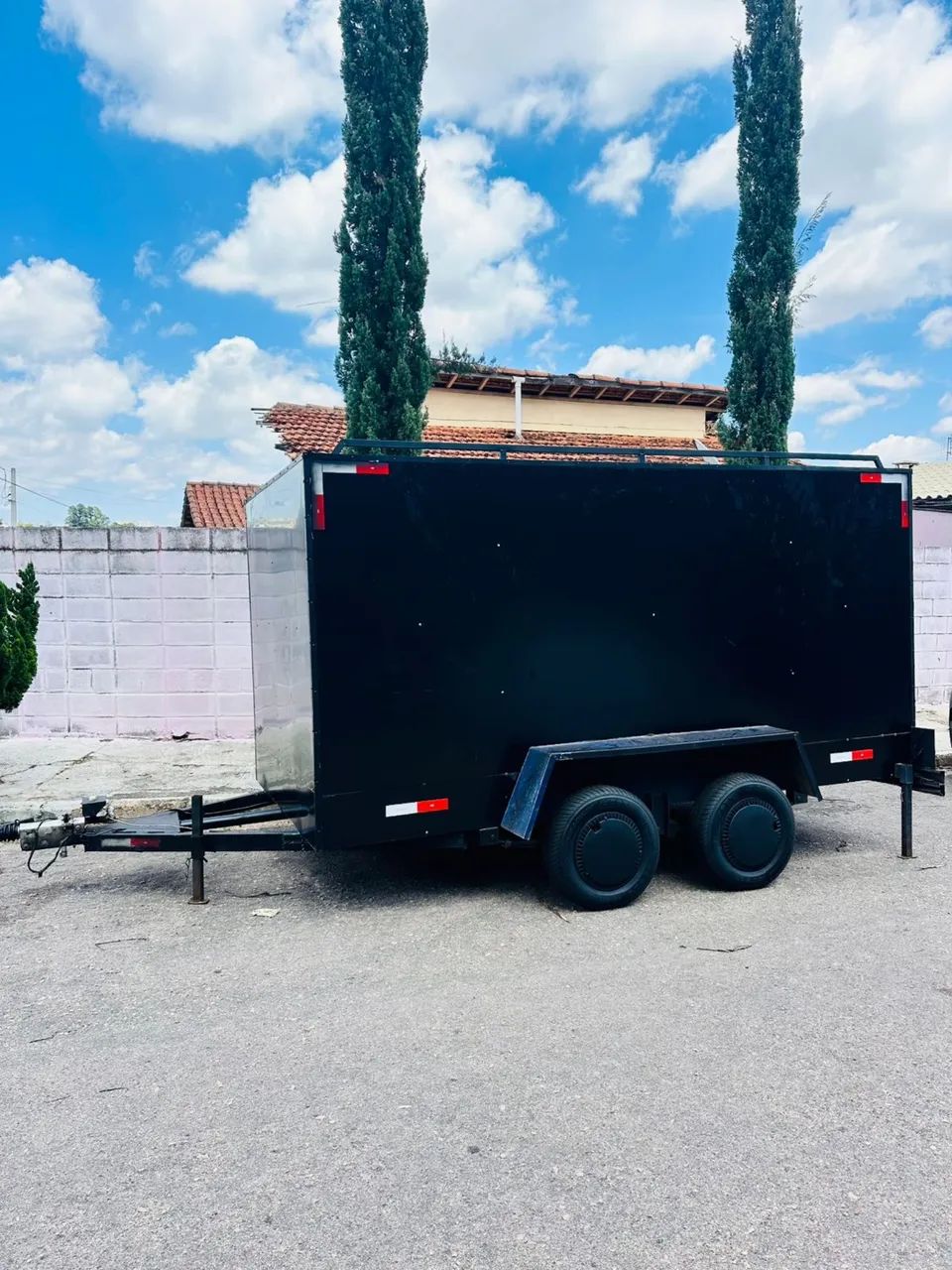 Carretinha baú fechado reboque  - Foto 2