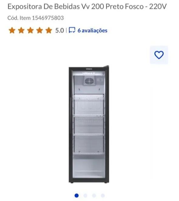 Expositora de Bebidas Preto fosco (220v) - Foto 5