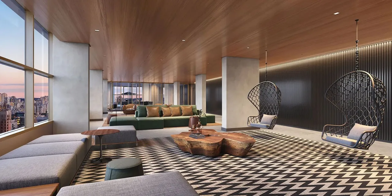 Studios de 32m² na Chácara Santo Antônio