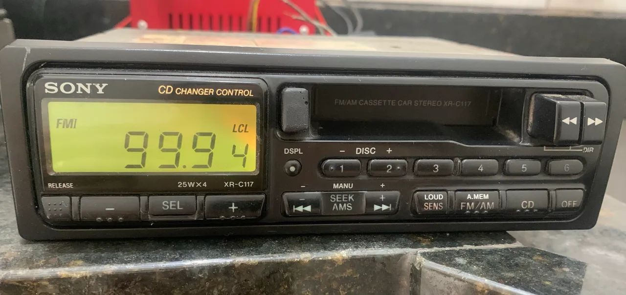 Som toca fitas Sony XT-C117 tape época - Foto 3