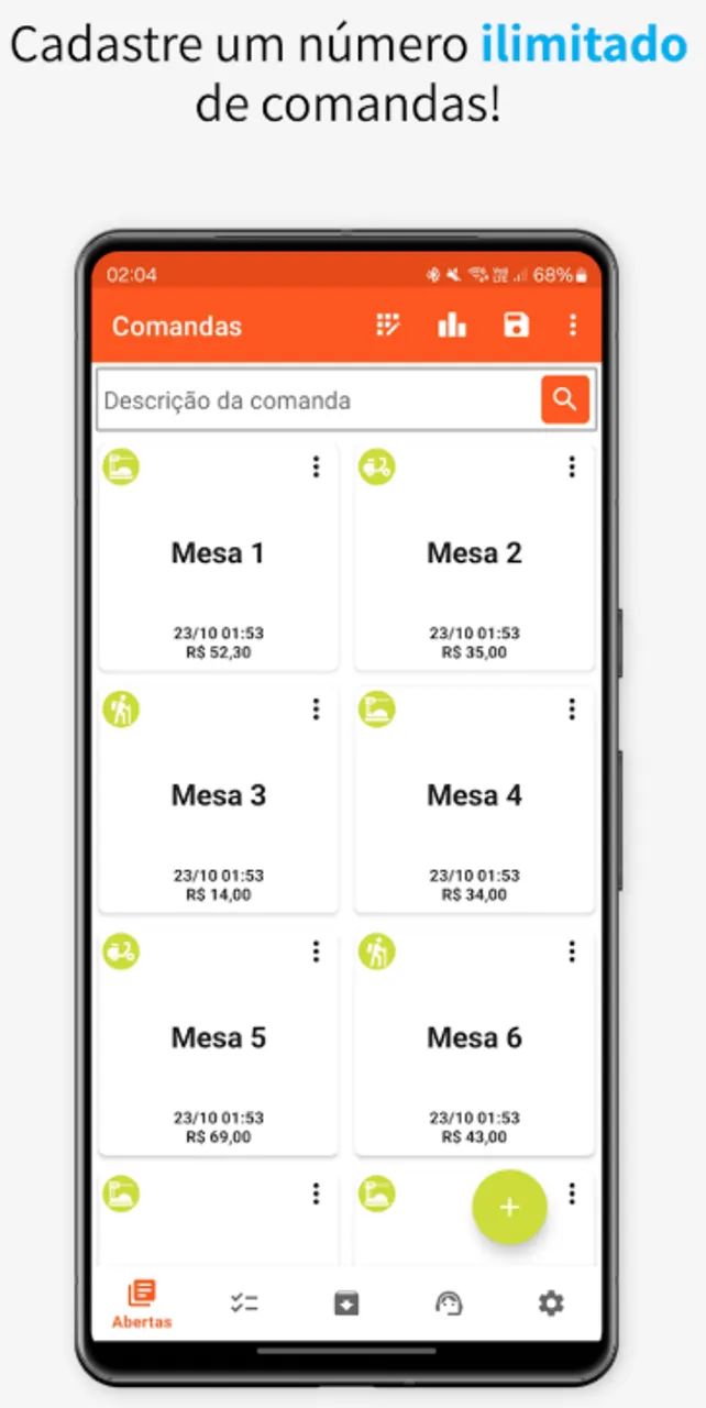 Comanda eletrônica para ambulantes e barraqueiros de praia (Lei descrição)