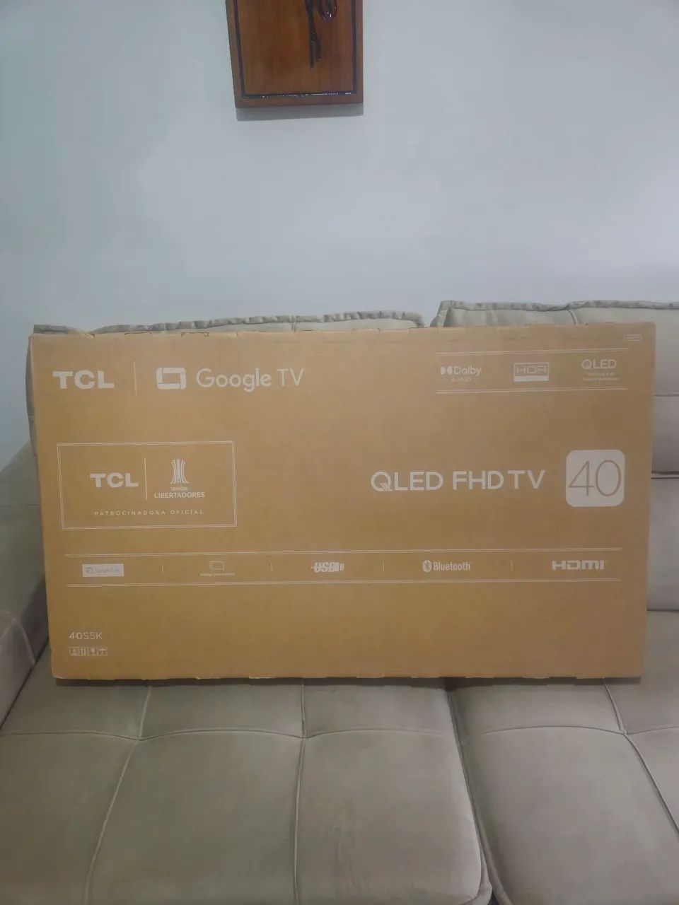 Smartv tcl 40 polegadas FULLHD,  QLED com Google TV 