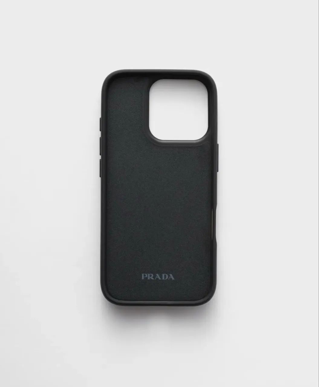 Capa Prada Para Iphone 15 Pro Em Couro Saffiano (original) - Preto - Foto 3