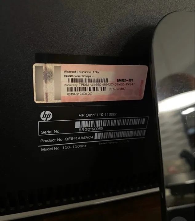 Computador HP All in One 110-1100br - Foto 2