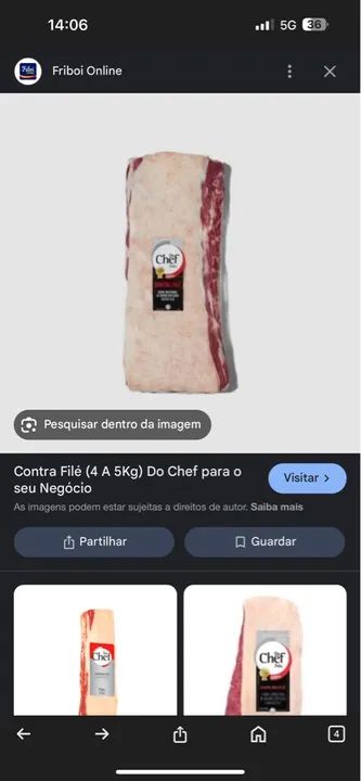 Contra Filé Do Chef 4 a 5kg