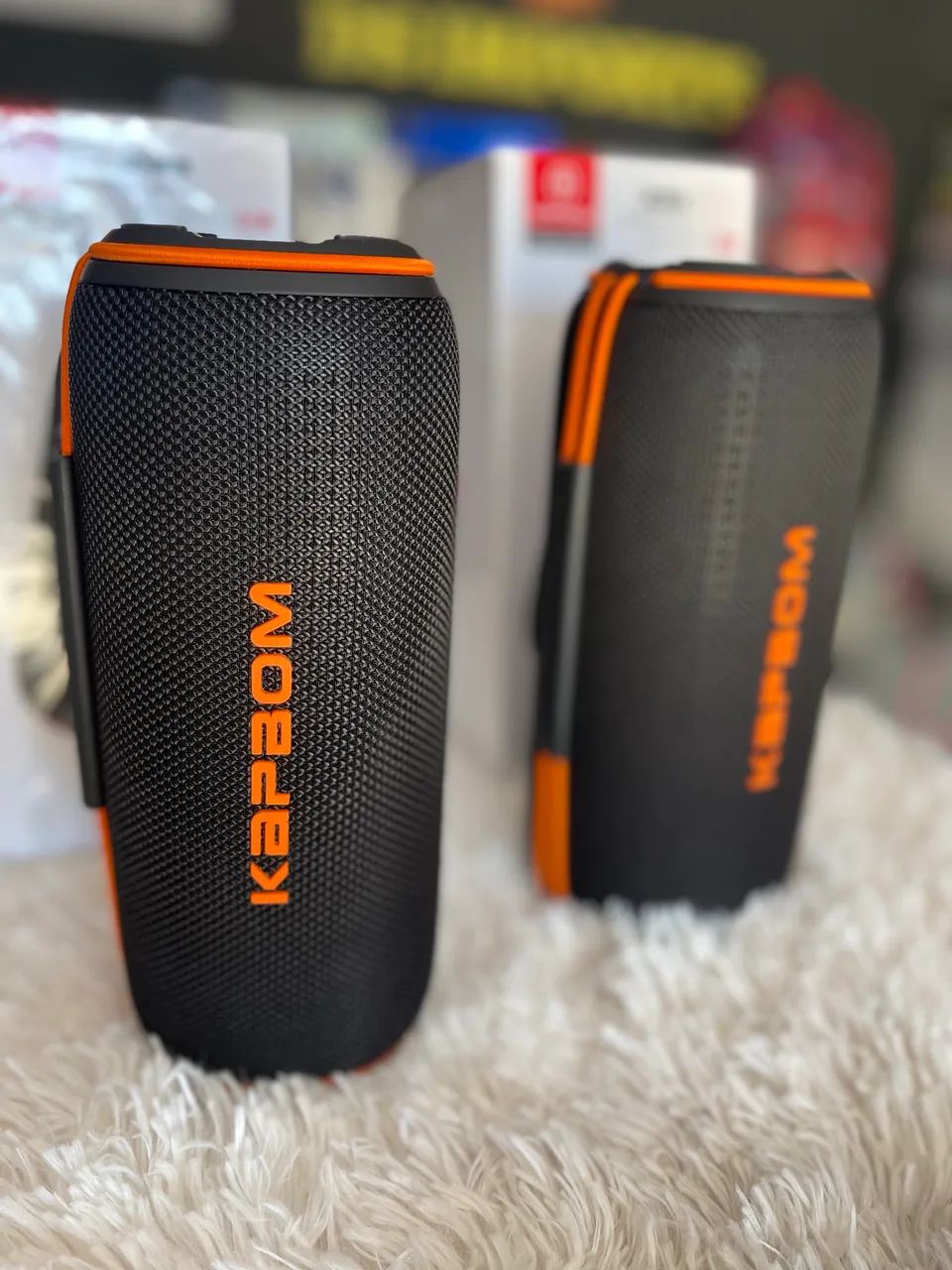 Caixa de som Bluetooth 60W Bateria até 8 Horas