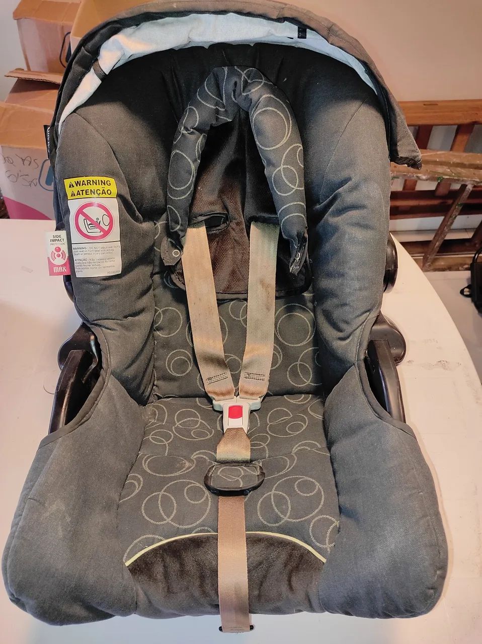 Cadeirinha bebê conforto para carro Graco- Usada