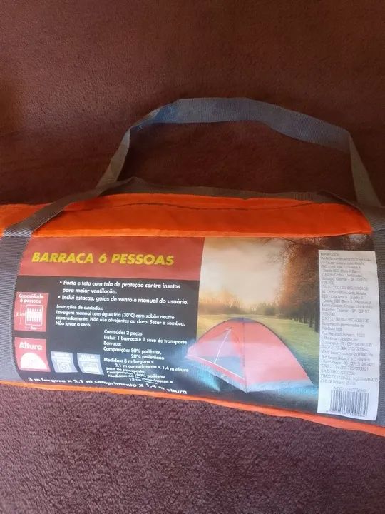 Barracas de Camping para 6 pessoas - Nova - Foto 3