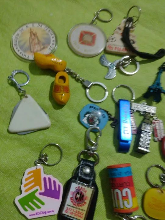 21 chaveiros variáveis usados - Foto 2