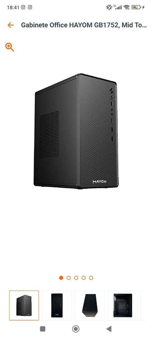 Gabinete para escritório M.ATX