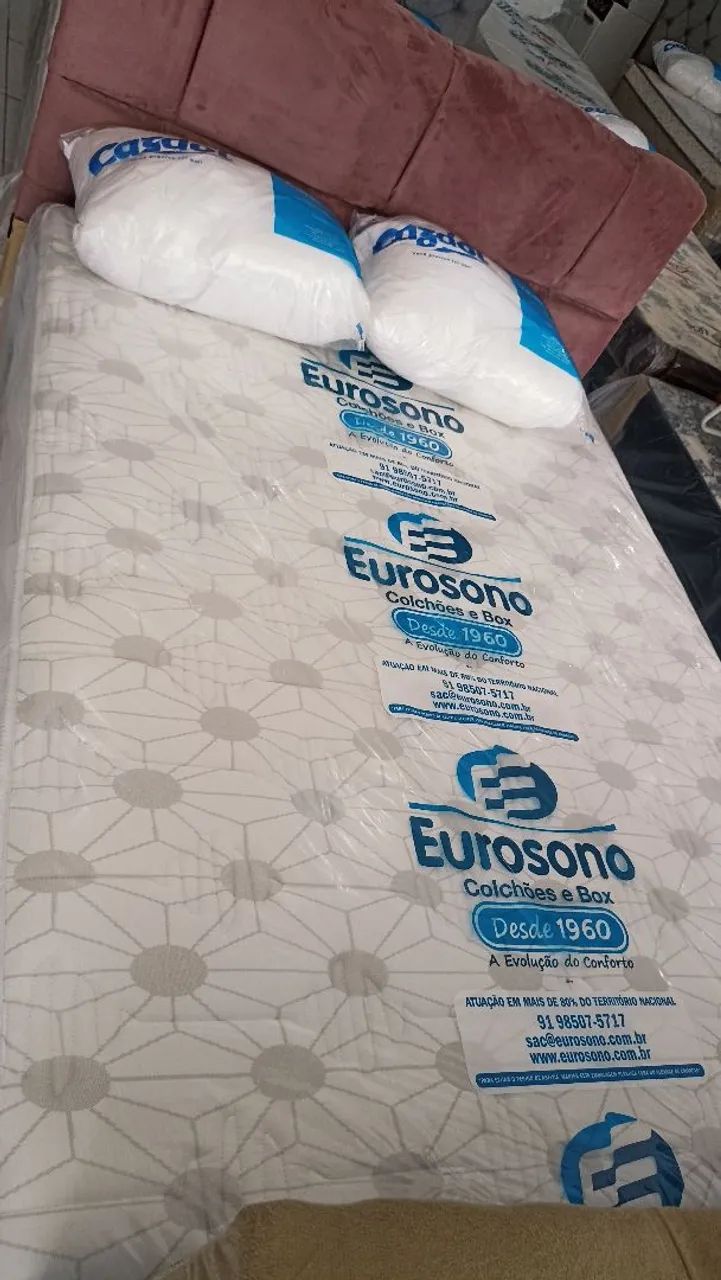 Cama Box Casal Eurosono Molas Ensacadas!!! - Foto 2