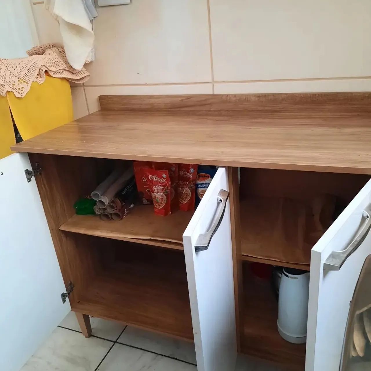 Micro-ondas  e armários  (combo)  - Foto 4