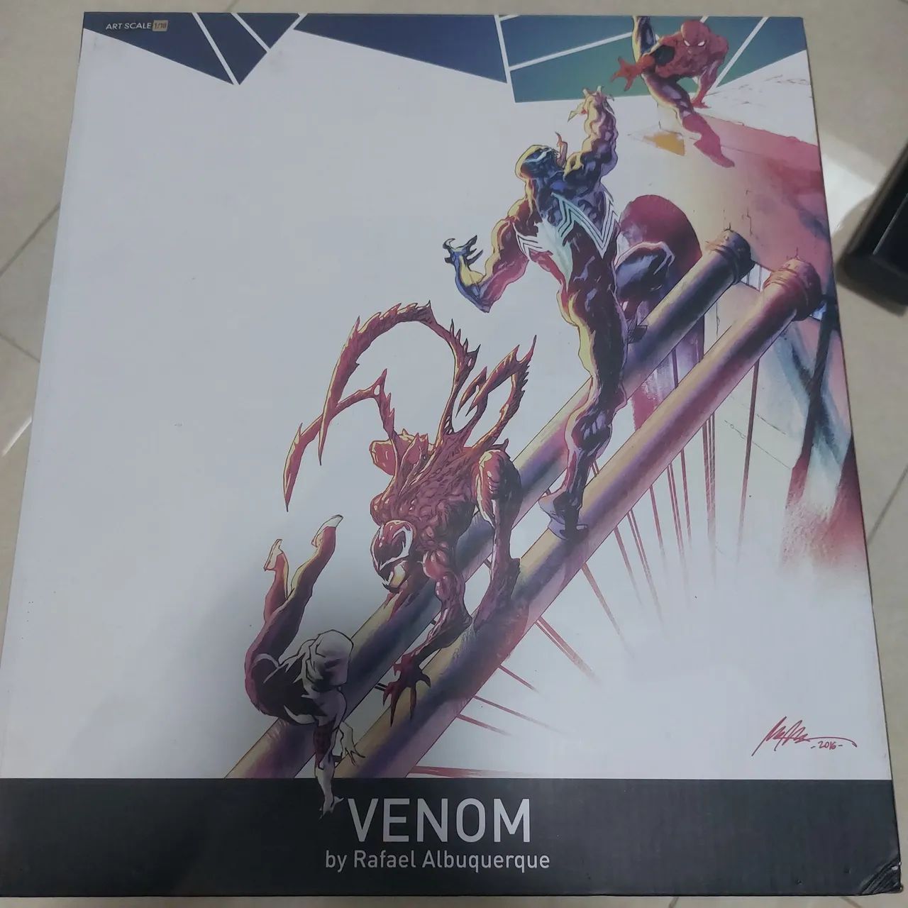Estátua Venom by Rafael Albuquerque (iron studios)