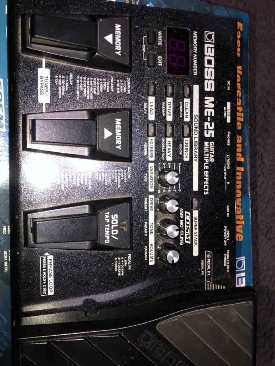 Pedal de Guitarra Multi-Efeitos Boss ME-25 - Foto 5