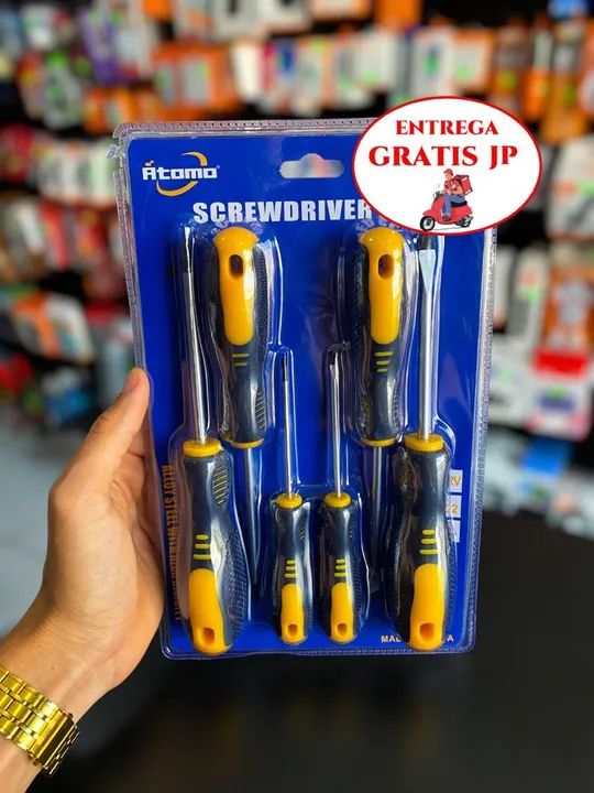 KIT COM 6 CHAVES ÁTOMO