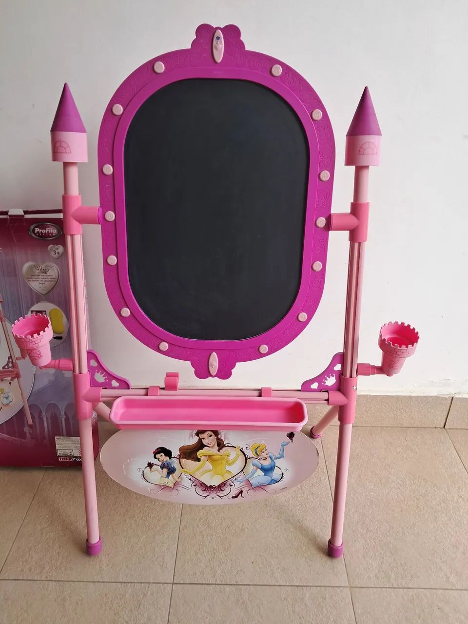 Cavalete de Desenho Infantil Princesas Disney