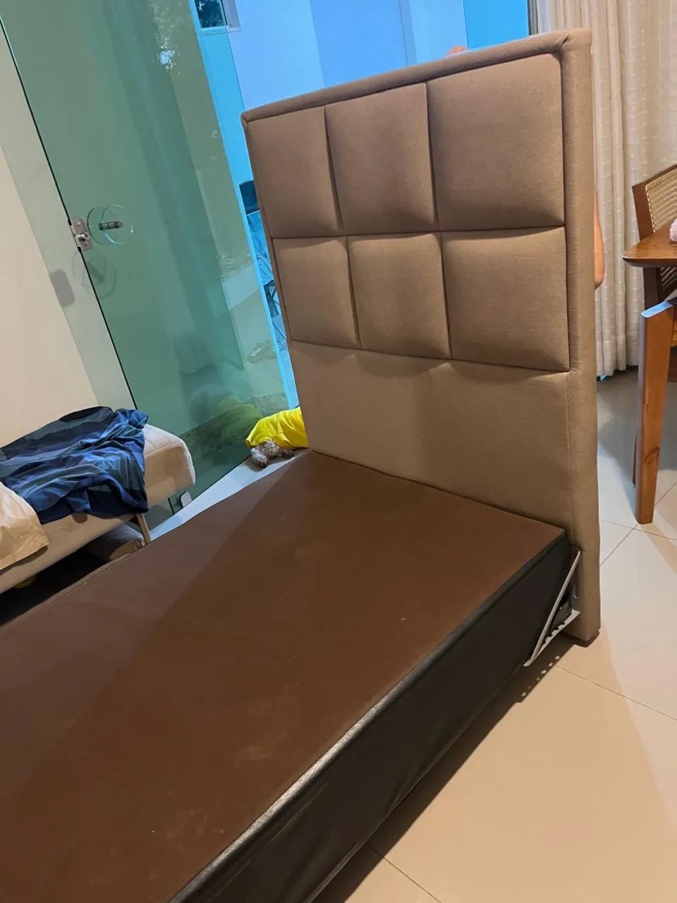 Cama box solteiro com cabeceira  - Foto 4