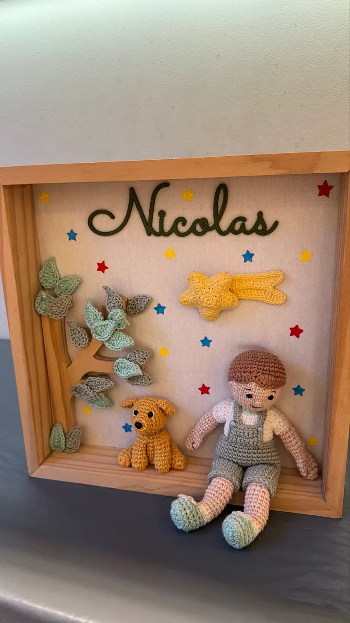 Porta Maternidade / Quadro - Nicolas  - Foto 2