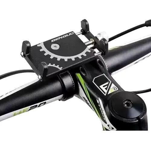 Suporte Universal Para Celular Gps Alumínio Para Bike e  Moto - Foto 3