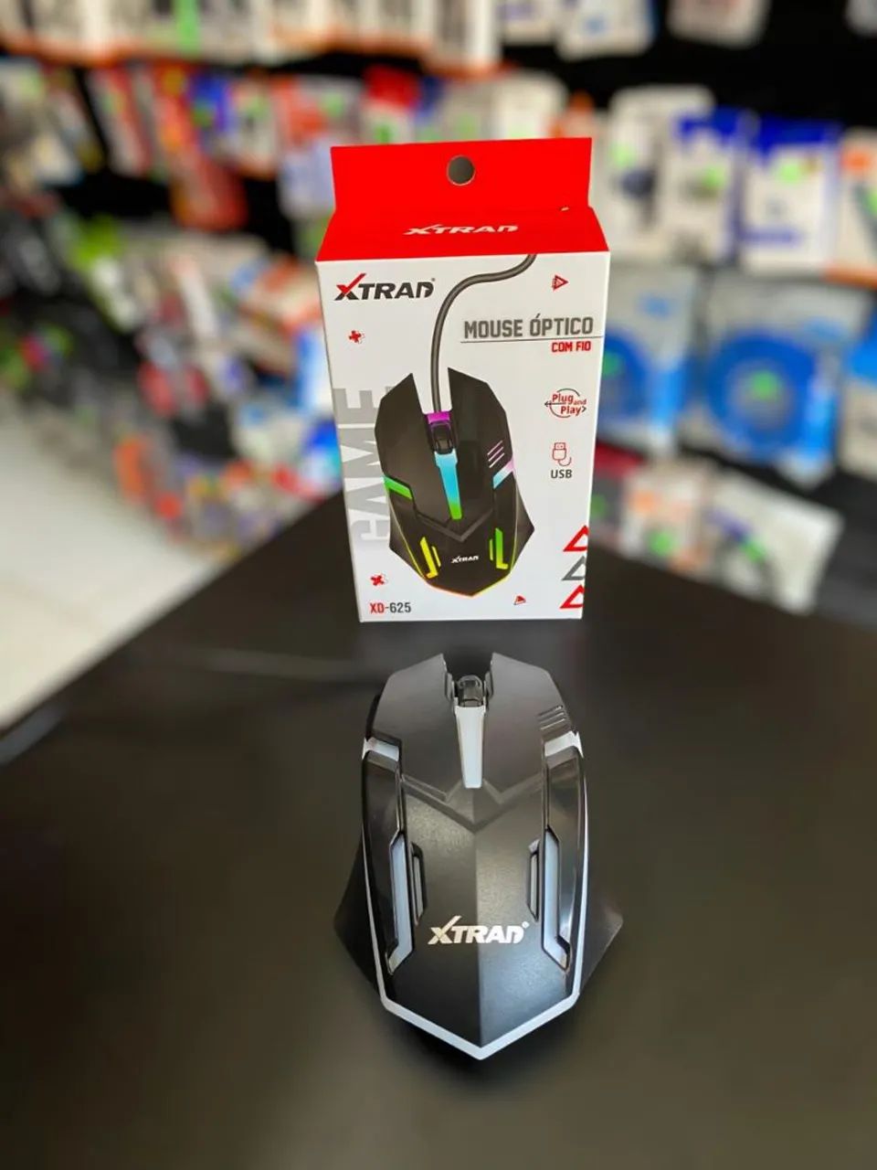 MOUSE GAMER COM FIO XTRAD XD-625 - Foto 4