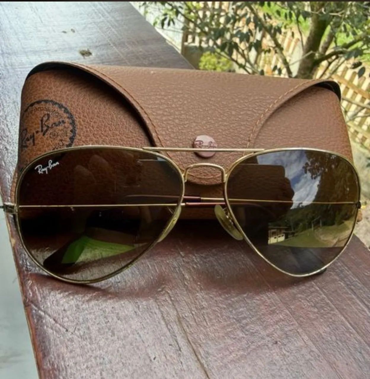Vendo 02 óculos ray ban originais  - Foto 4