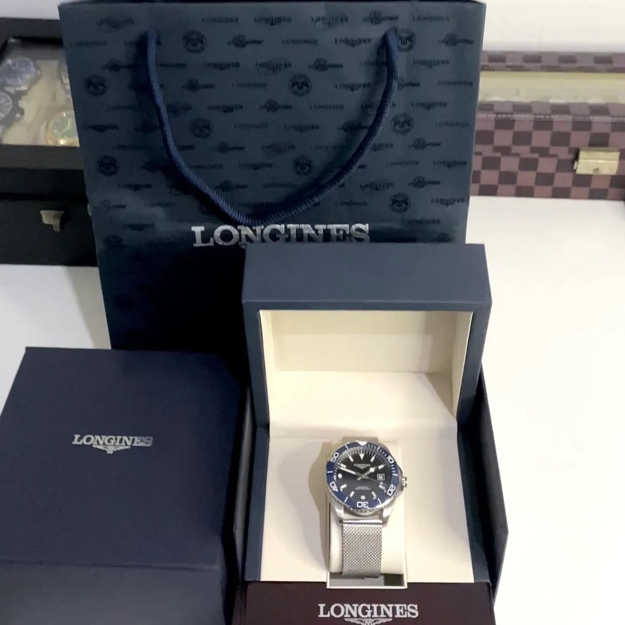Relógio longines automático hidroconquest novo + caixa  - Foto 3