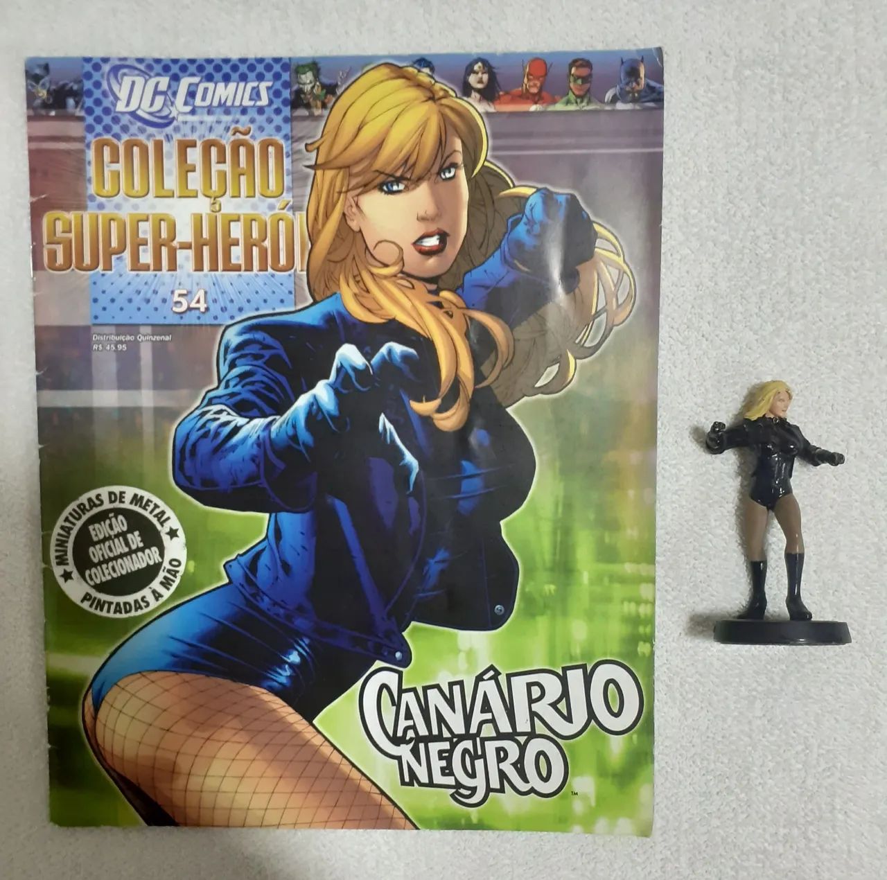 MINIATURA CANARIO NEGRO - DC COMICS EAGLEMOSS - USADA - Foto 3