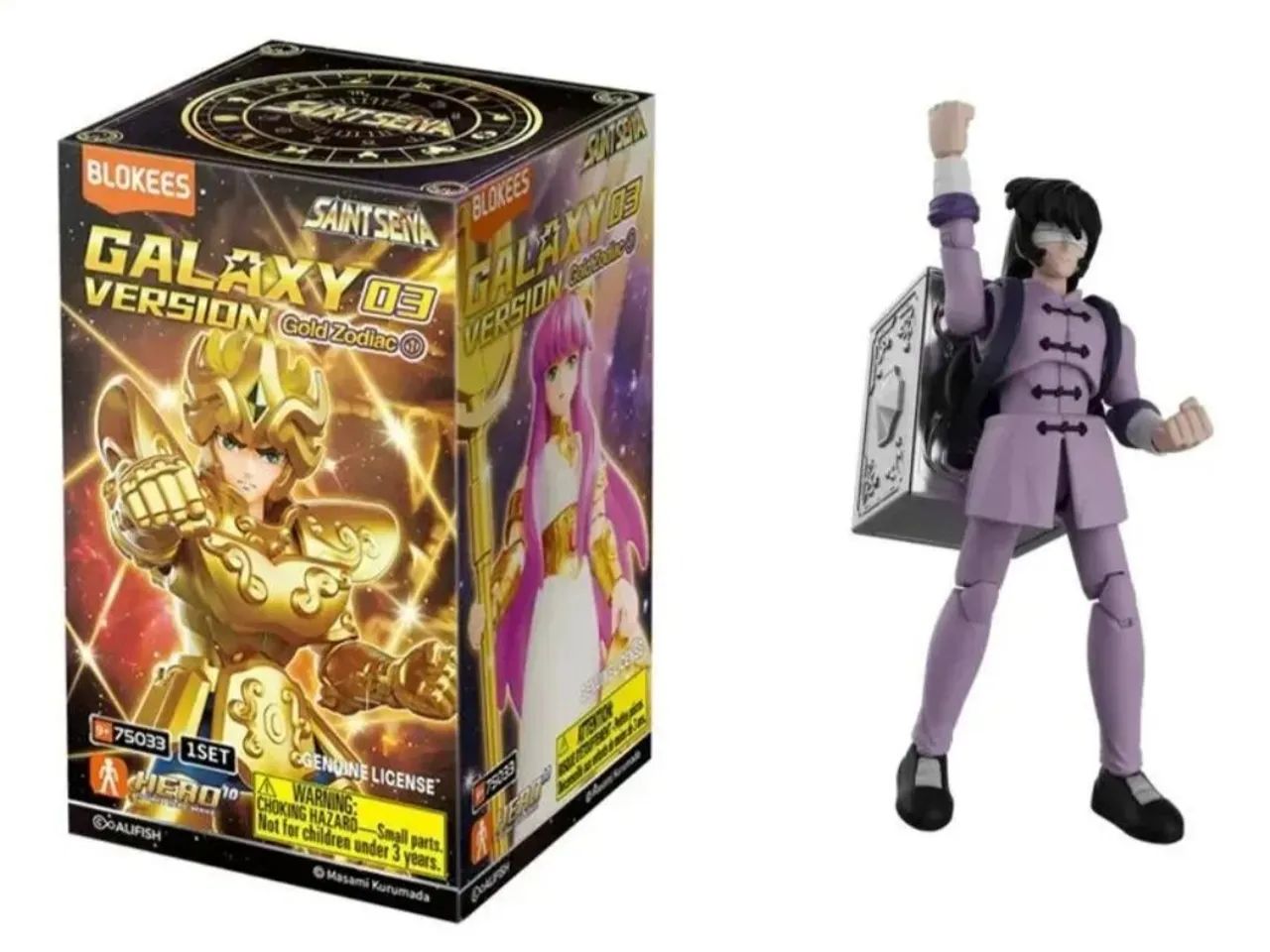メモリー Shiryu Shiryu de Dragão Casual Cavaleiros do Zodíaco Saint Seiya Blokees