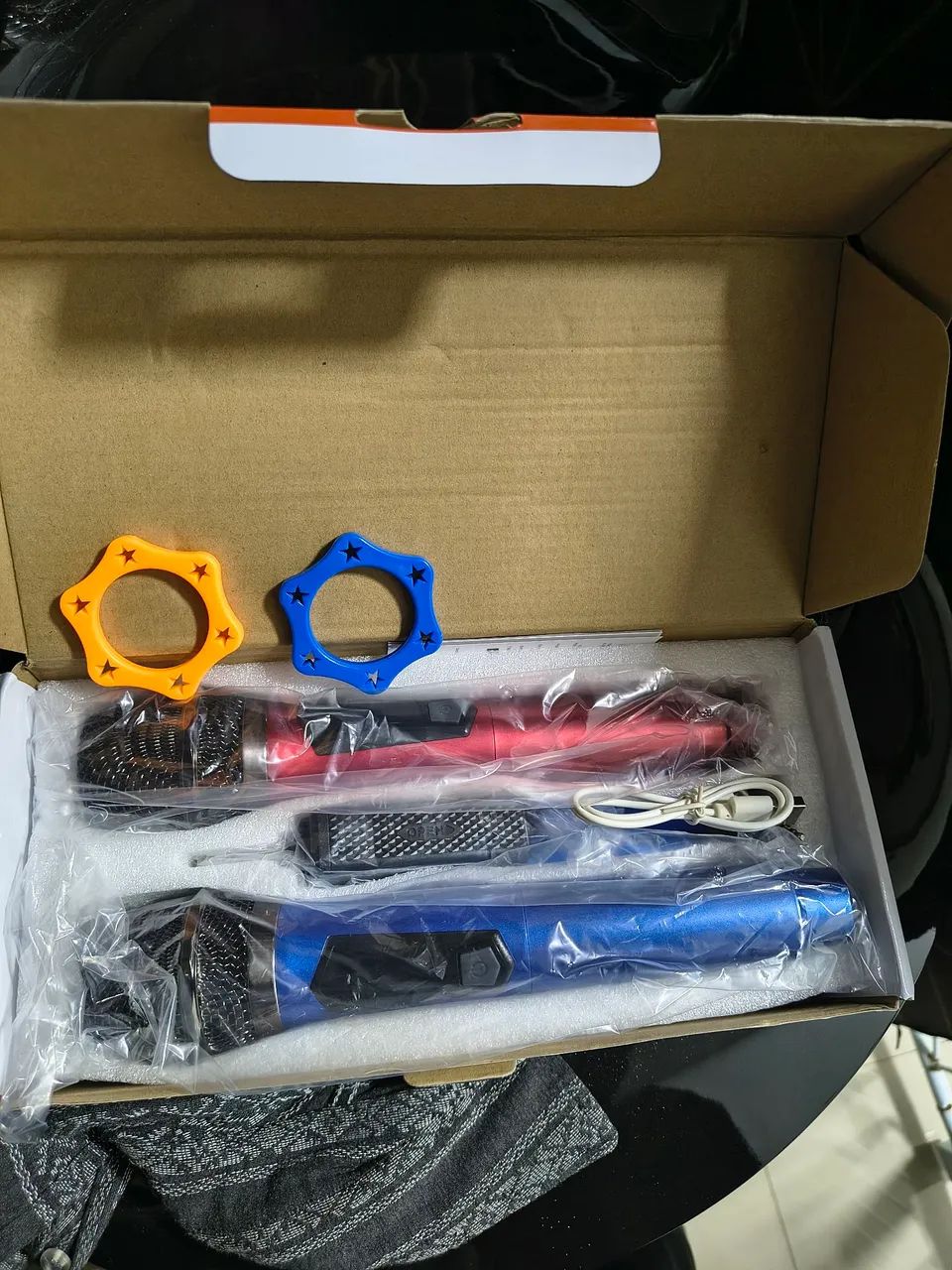 Microfone Duplo Profissional 