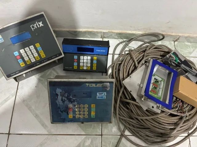 Indicador 9091 inox, cabo mtx, indicador 9091ac, caixa junção 2180 e células tedea