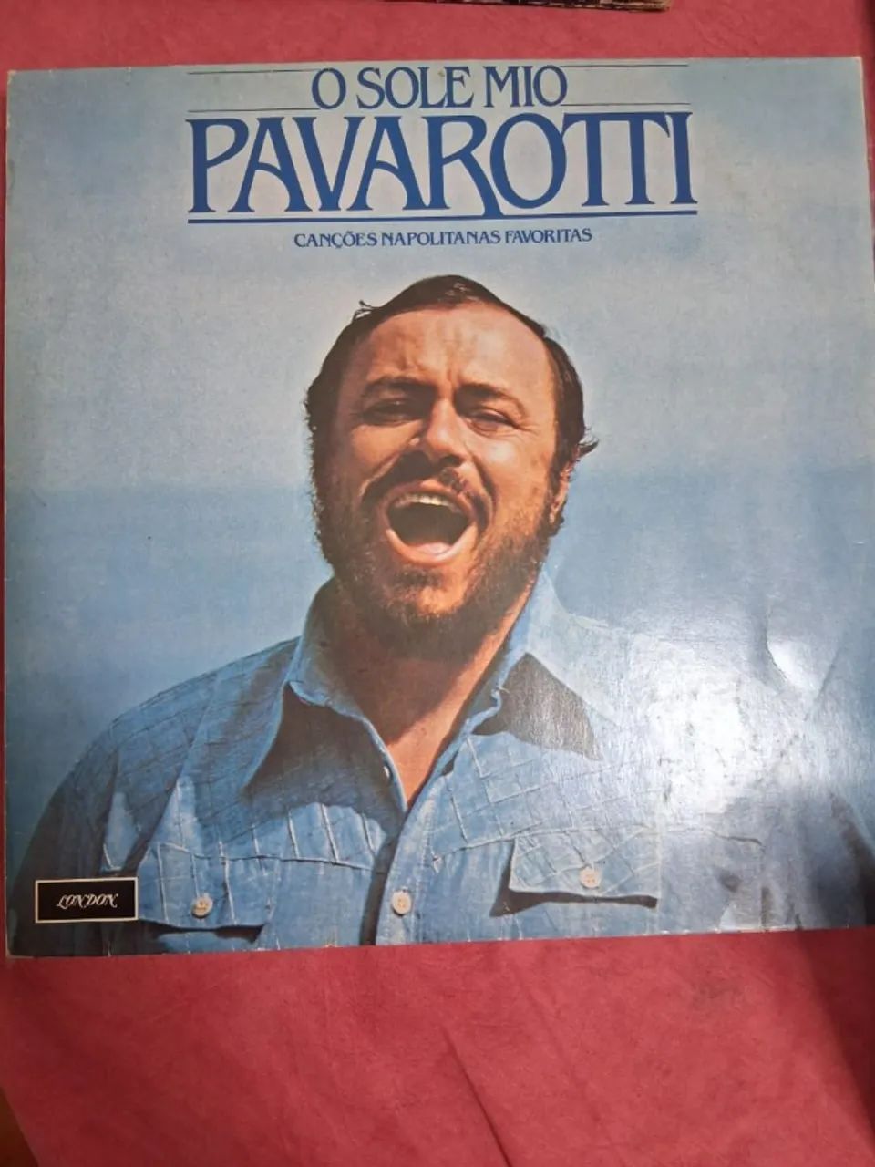 Coleção de discos de vinil Luciano Pavarotti