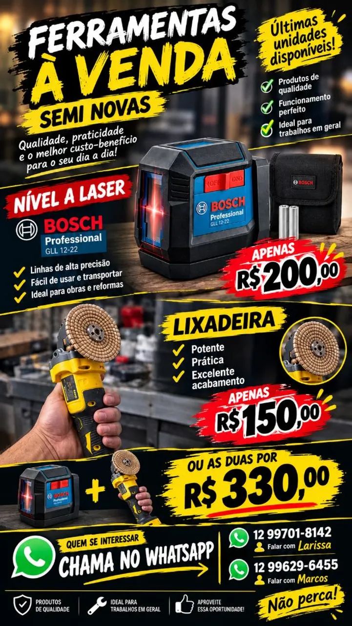 Vendo Ferramentas Semi Novas  - Foto 2
