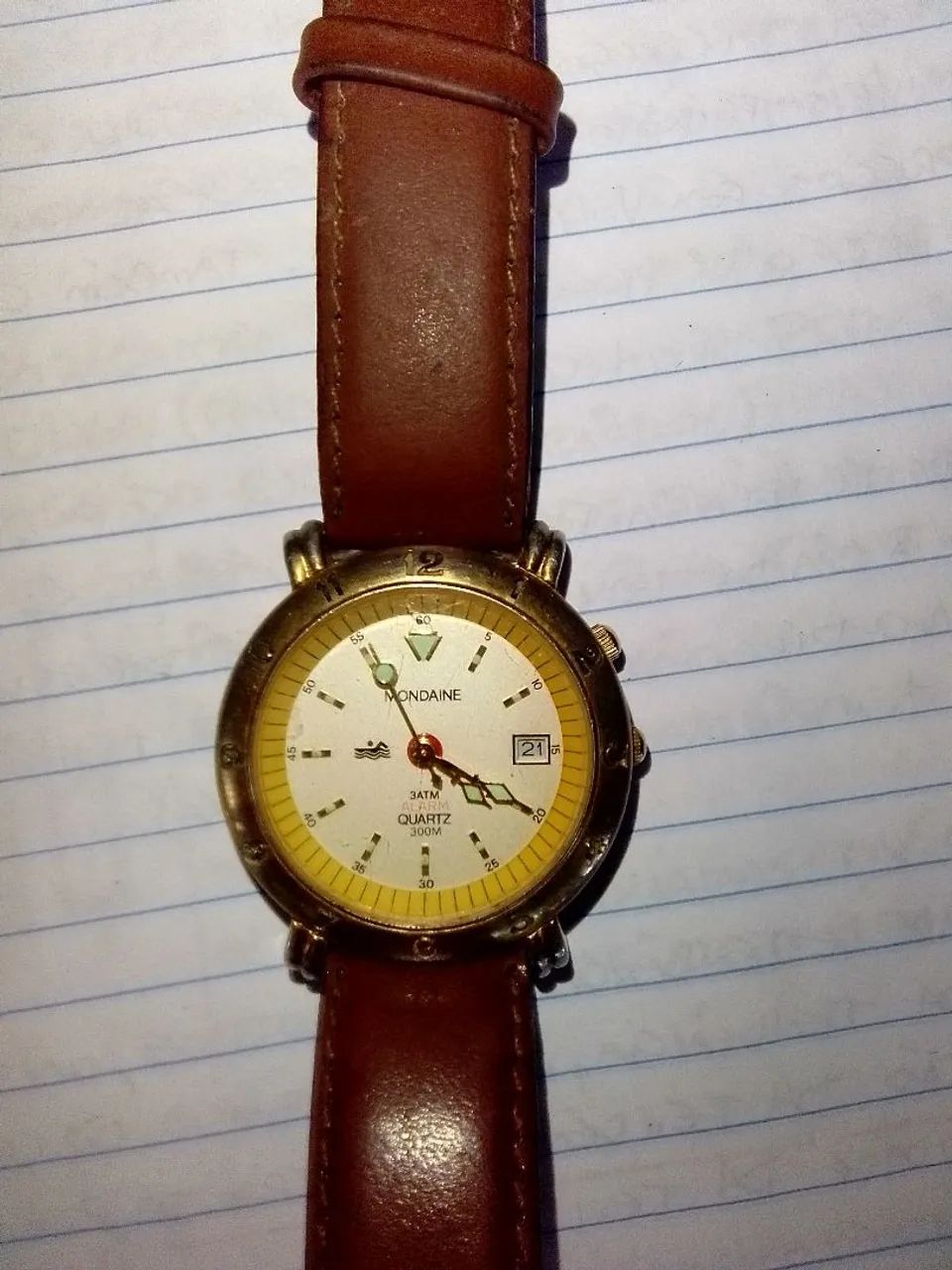 RELÓGIO MONDAINE ORIGINAL - QUARTZ(BATERIA) 1990-2000
