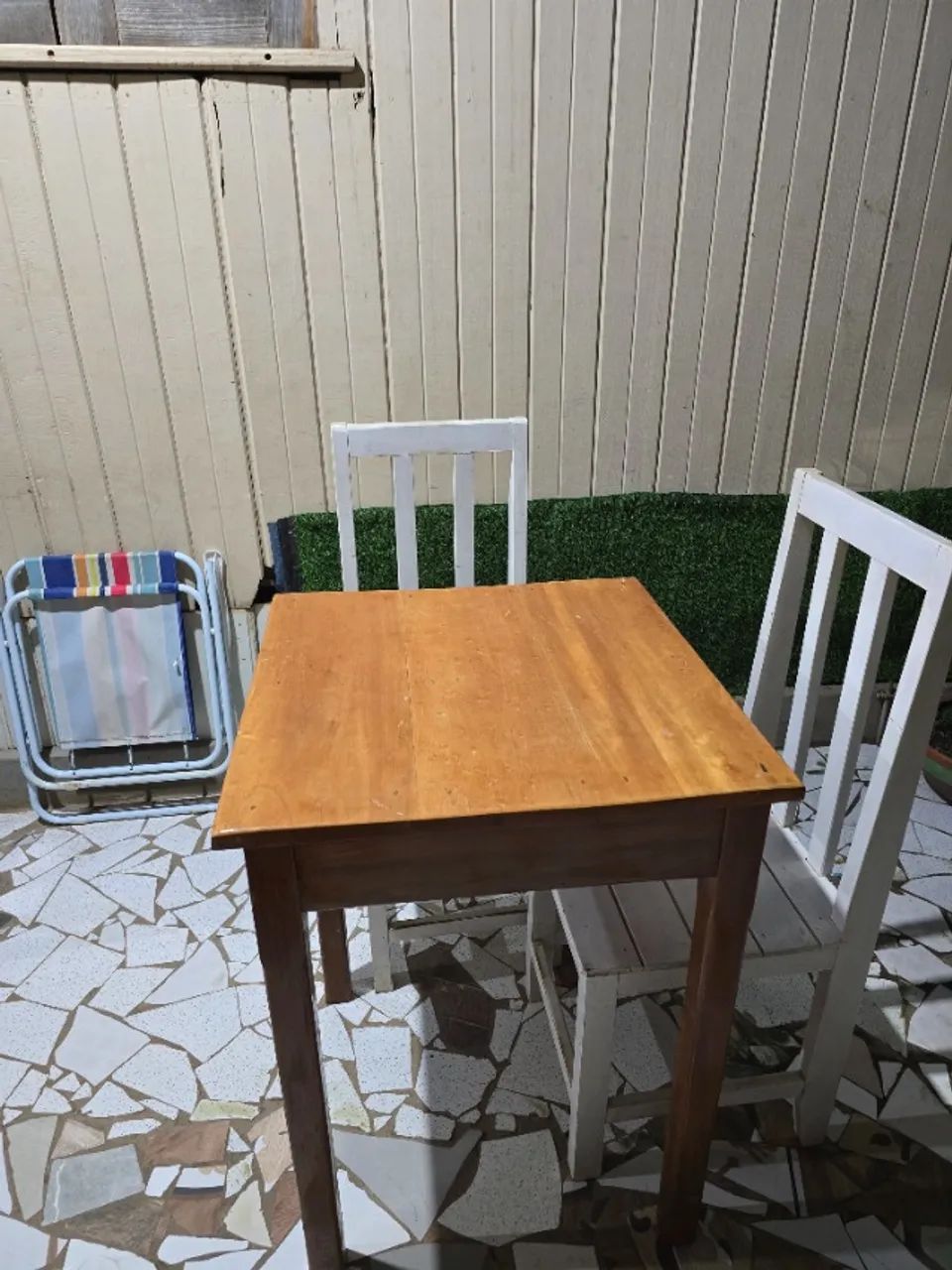 jogo de mesa madeira - Foto 2