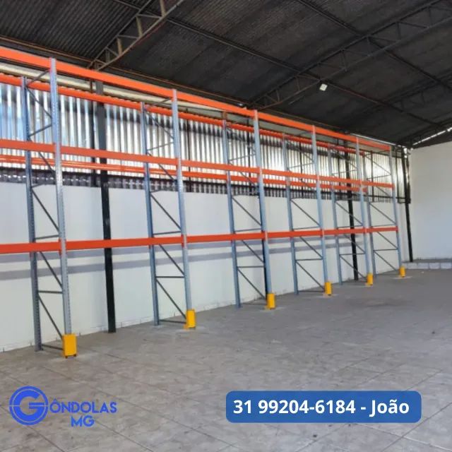 Porta pallet a pronta entrega montagem especializada